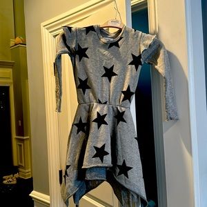 Grey star nununu girls 4-5 dress